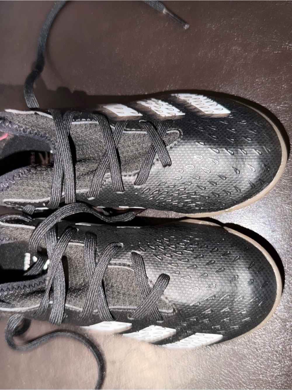 Gently used adidas Kids Black predator freak .3 in J size 11.5K